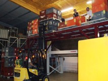 Chargement du pressoir 8000 du champagne PRat