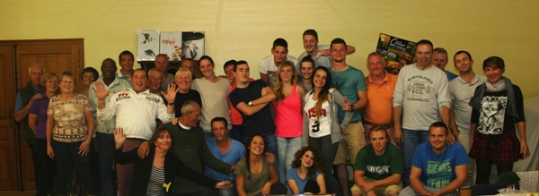 L equipe de vendangeurs de Vert Toulon au cochelet 2015