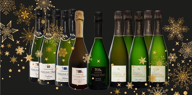 Calendrier de l avent au champagne 12 bouteilles