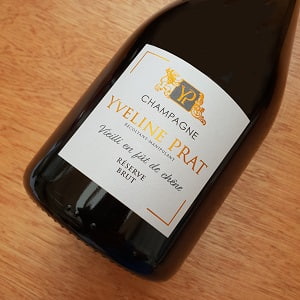 Nouvelle étiquette pour champagne vieilli en fut de chene chardonnay
