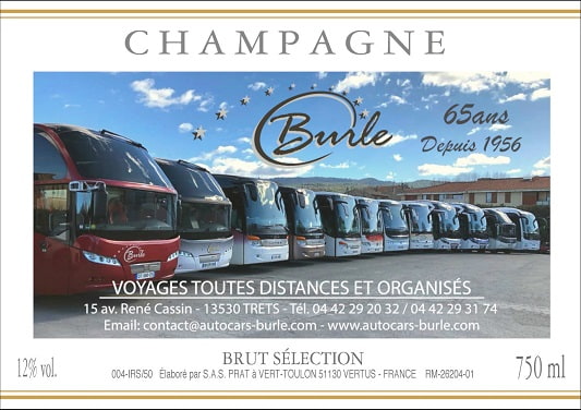 Etiquette personnalisée champagne avec photo pour un cadeau d entreprise