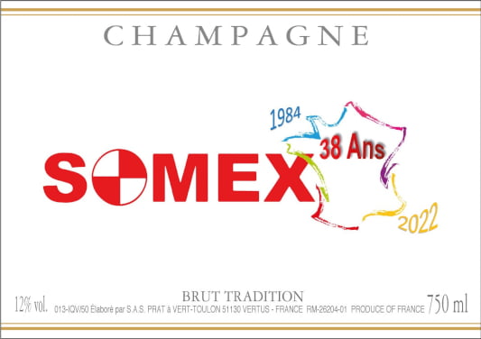 Etiquette personnalisée champagne avec photo pour un anniversaire