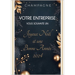 Etiquette personnalise pour Noel