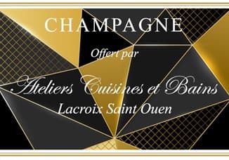 Champagne personnalisé pour cadeau entreprise 