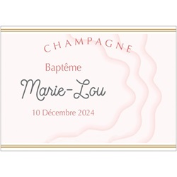 champagne pour baptme
