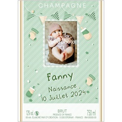 bouteille de champagne personnalise avec photo 