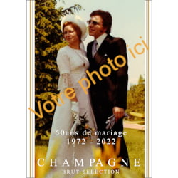 personnaliser une bouteille de champagne pour un mariage