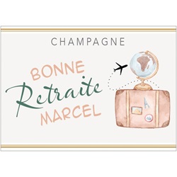champagne personnalis pour un voyage homme