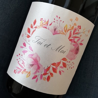 champagne pour un mariage ou la saint-valentin