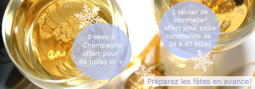 Promotion Champagne pour Noel cadeau
