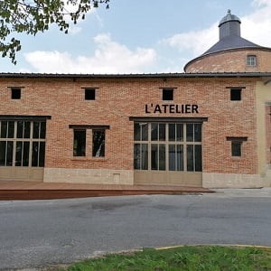 Restaurant après une visite de caves à Etoges près de Sézanne