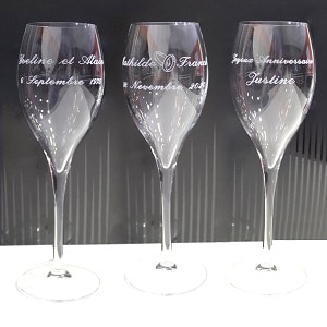 flutes de champagne gravées pour un cadeau original